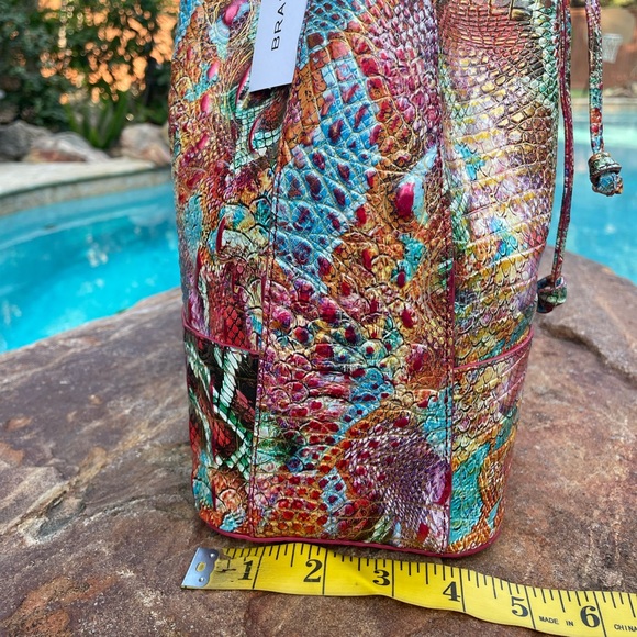 NWT Brahmin Marlowe Reservoir Melbourne Bucket Shoulder Bag - Picture 10 of 16